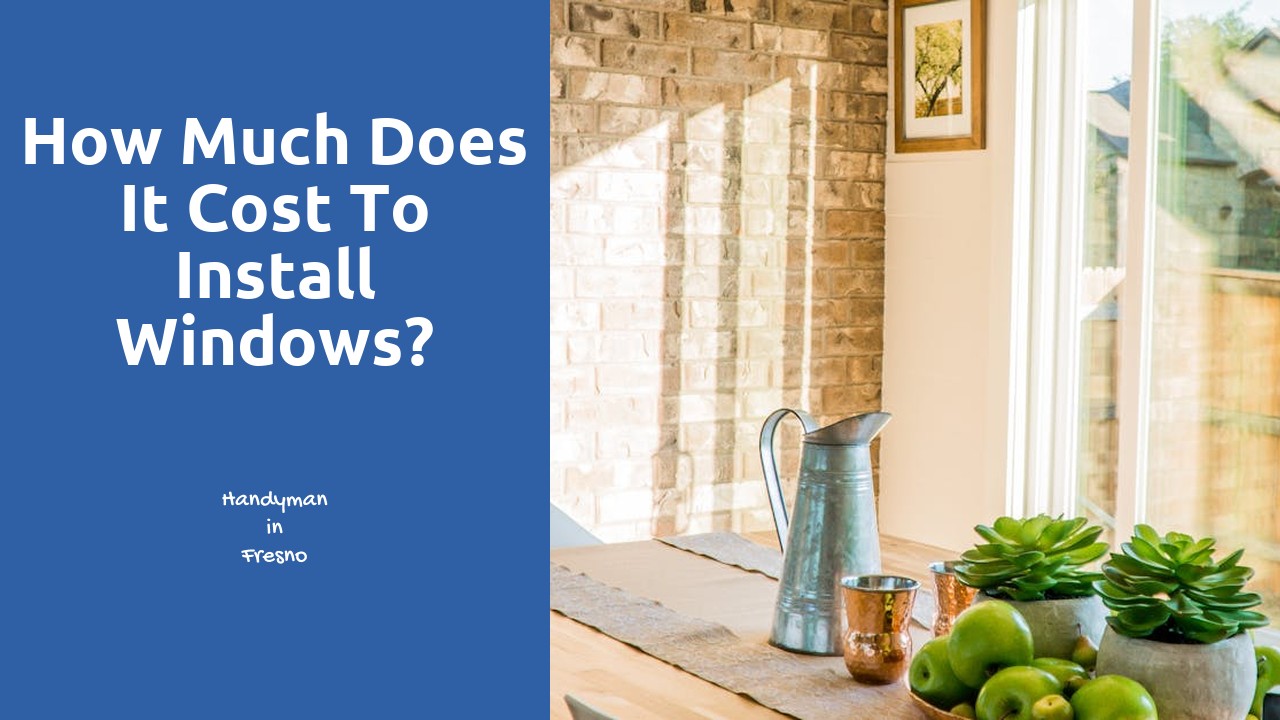 How much does it cost to install windows?