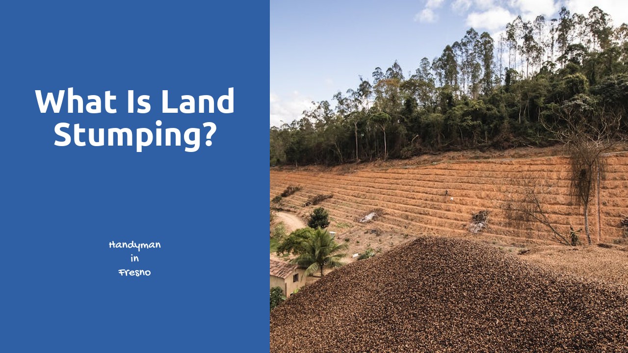 What is land stumping?